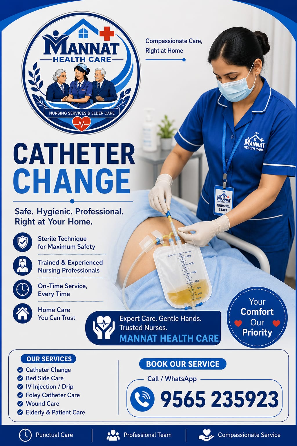 Catheter change services