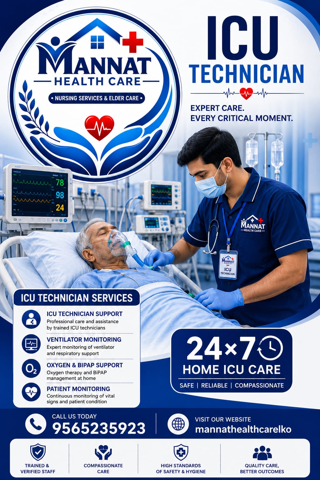 ICU technician services